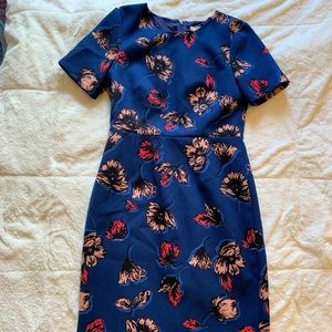 J.Crew Floral Sheath Dress